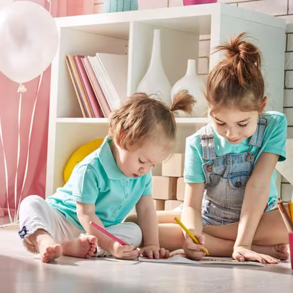 Toddler program with interactive play at KidBridge Academy